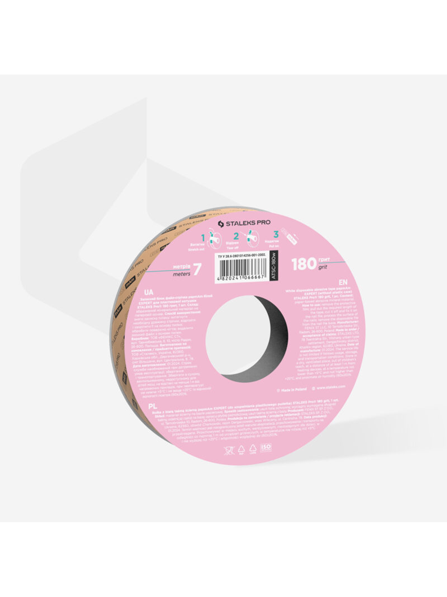 STALEKS - Recarga p/Bobina de Lima Descartável papmAm grão 180 2