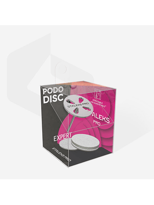 STALEKS - Disco de Pedicure EXPERT M diâmetro 20mm + conjunto fitas adesivas grão 180 (5unidades)