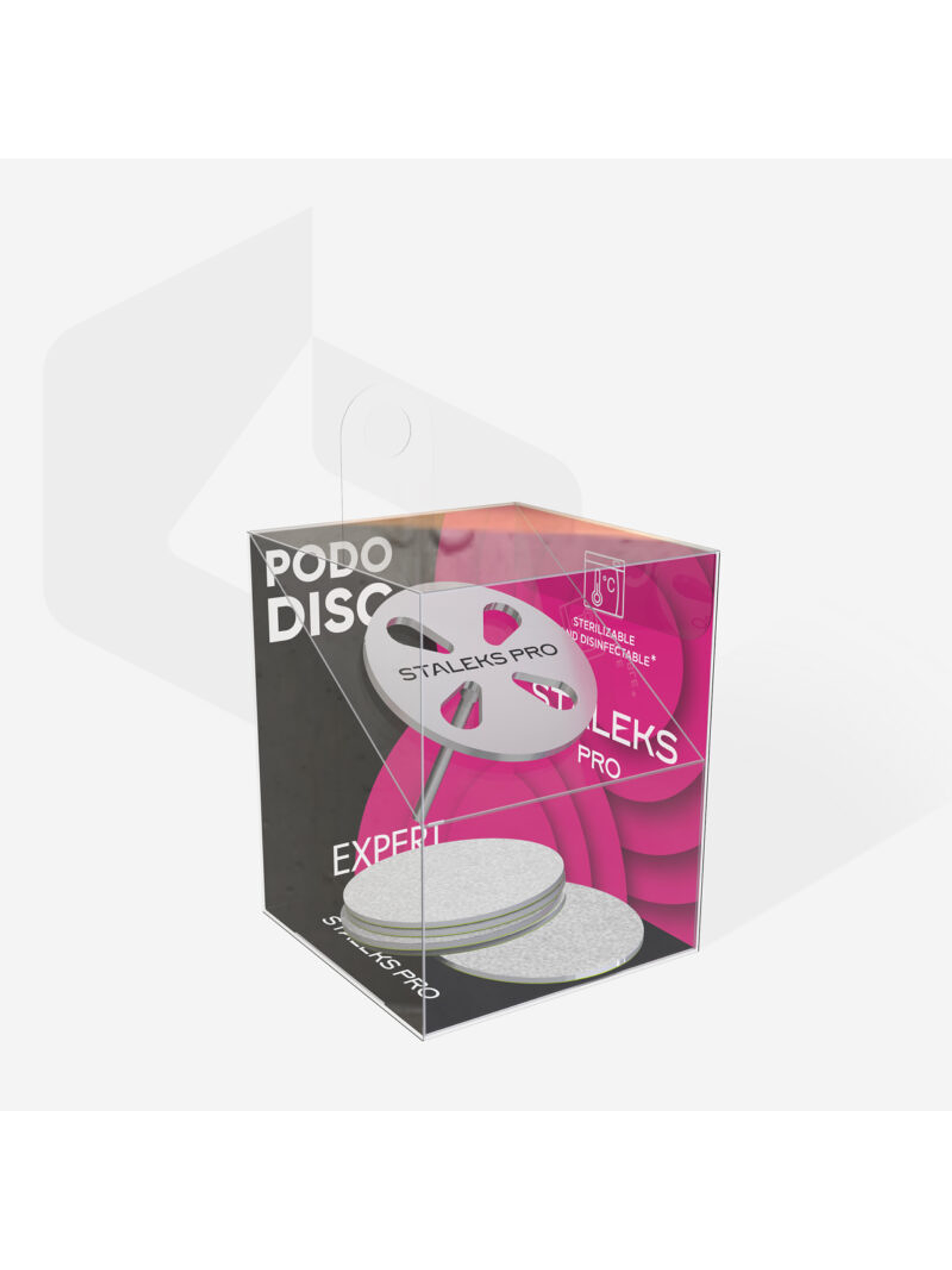 STALEKS - Disco de pedicure PODODISC L EXPERT + limas descartáveis ​​de grão 180 - 5 unidades (25 mm) 2