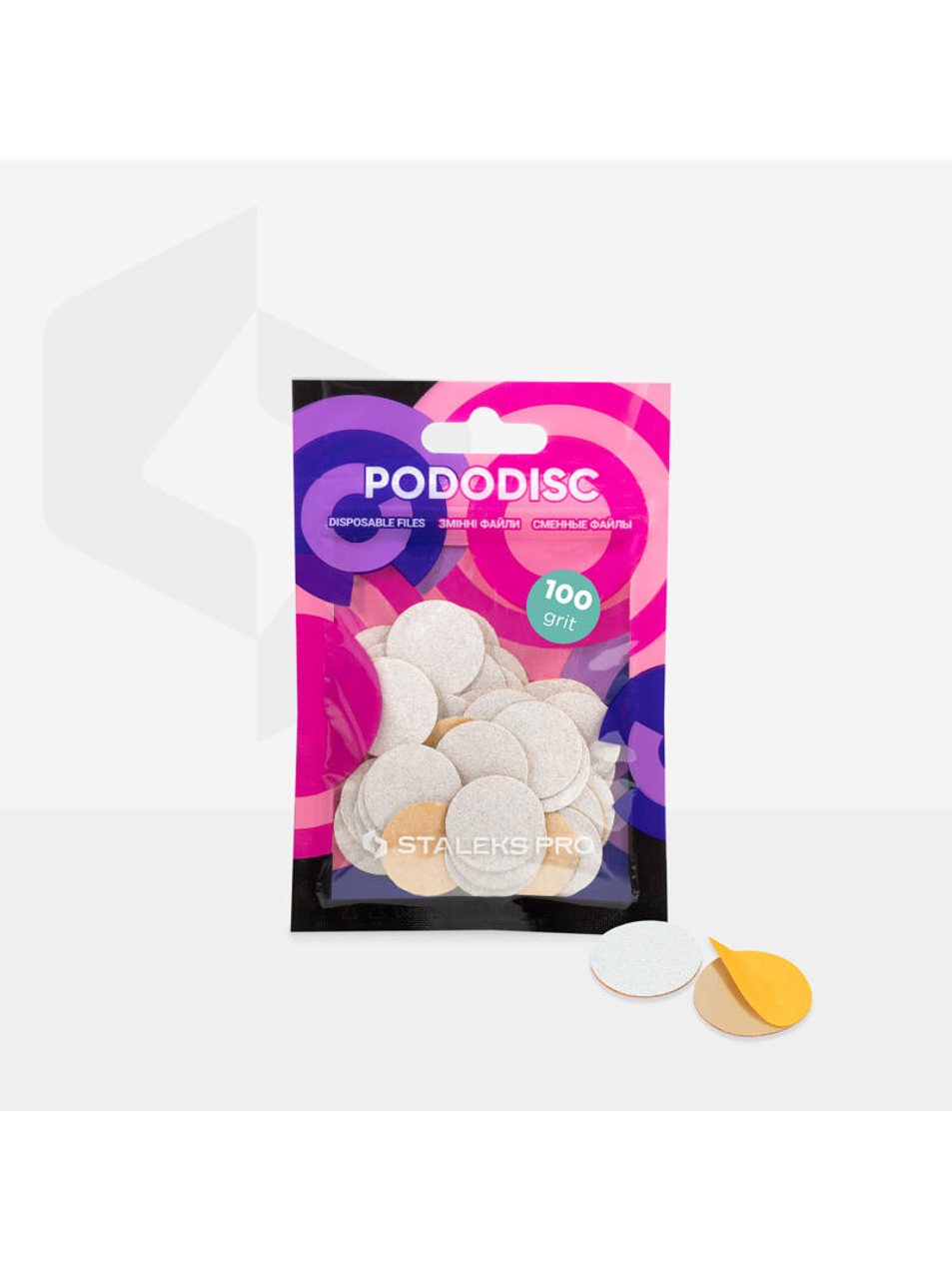 STALEKS - Limas Descartáveis ​​p/ Disco de Pedicure PODODISC M EXPERT (50 unidades) 2