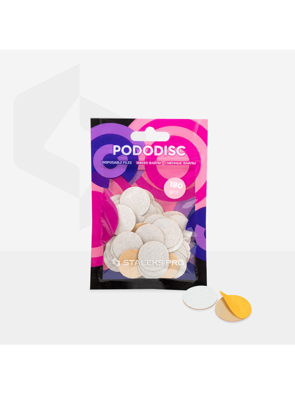 STALEKS - Limas Descartáveis ​​p/ Disco de Pedicure PODODISC M EXPERT (50 unidades) 3