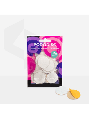 STALEKS - Limas Descartáveis p/ Disco de Pedicure PODODISC L EXPERT (50 unidades)