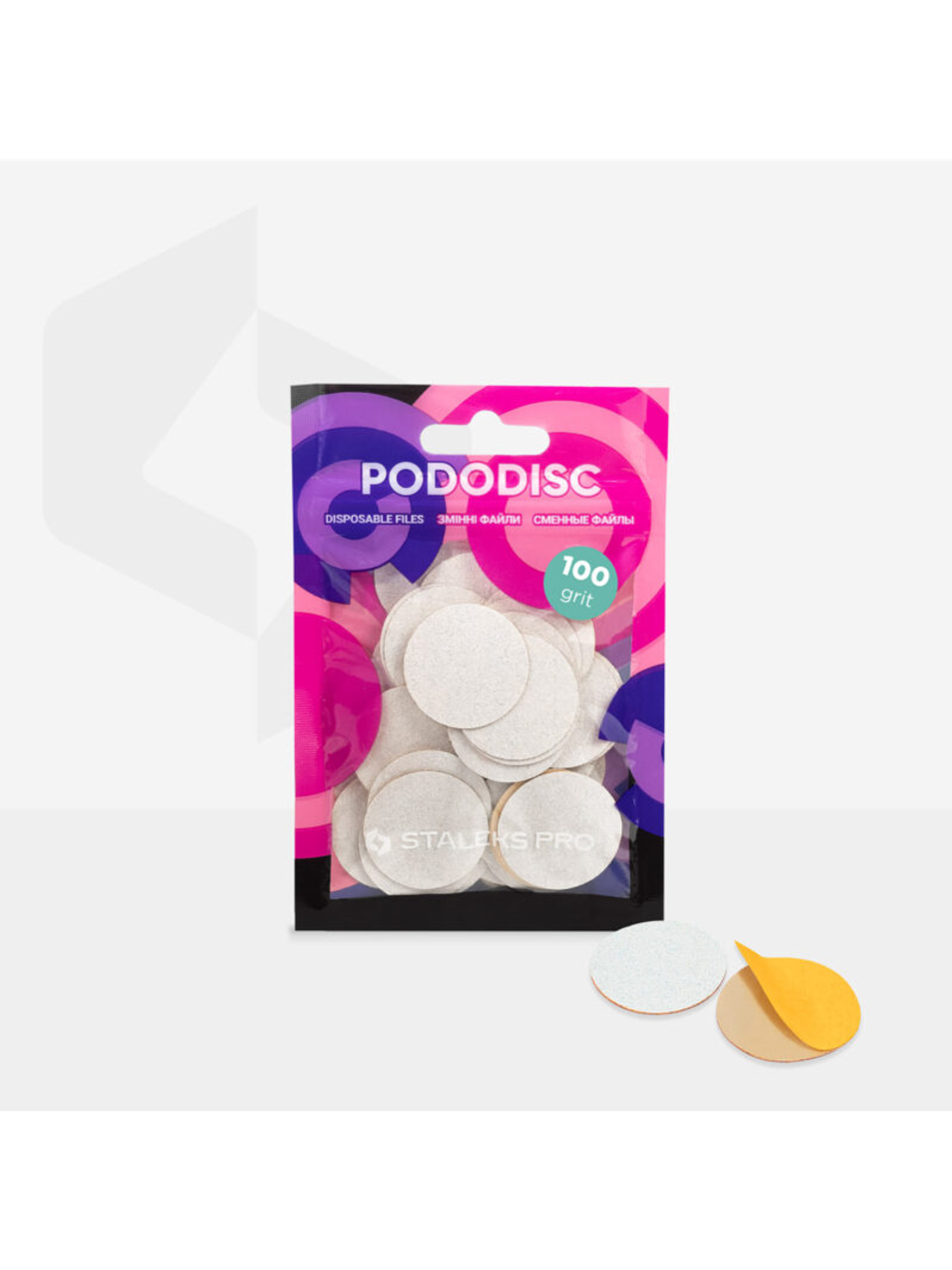 STALEKS - Limas Descartáveis p/ Disco de Pedicure PODODISC L EXPERT (50 unidades) 1