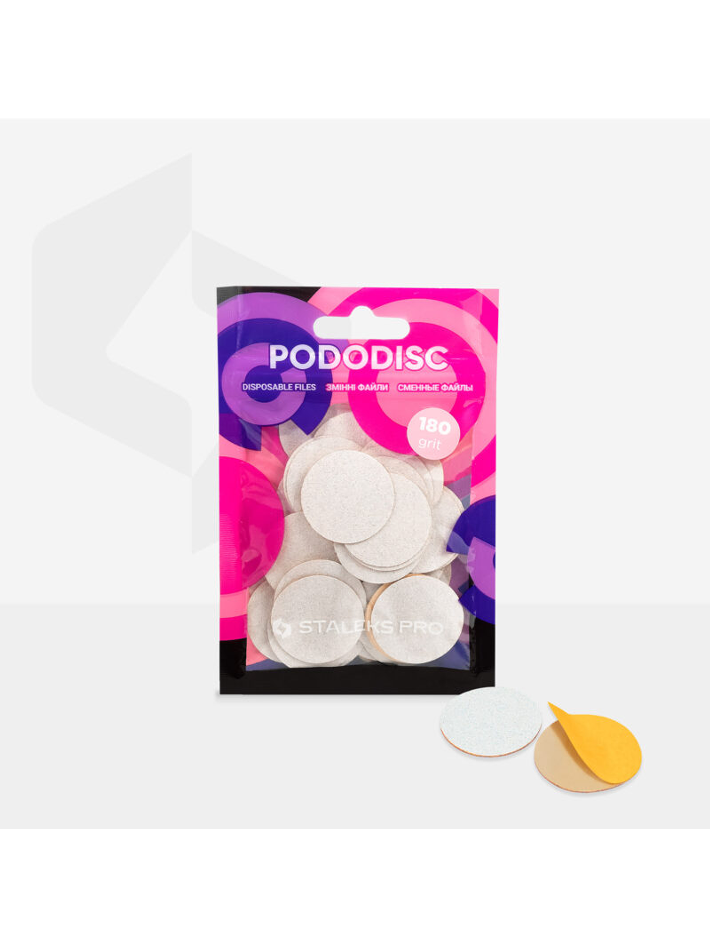 STALEKS - Limas Descartáveis p/ Disco de Pedicure PODODISC L EXPERT (50 unidades) 2