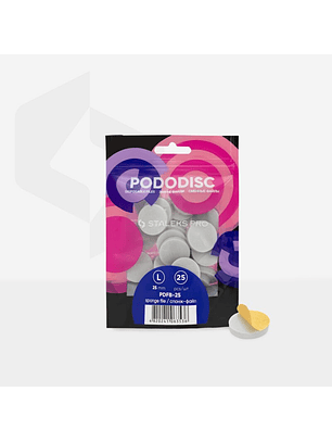 STALEKS - Lixas descartáveis ​​- Esponjas p/Disco de Pedicure PODODISC EXPERT 20 (25 unidades)
