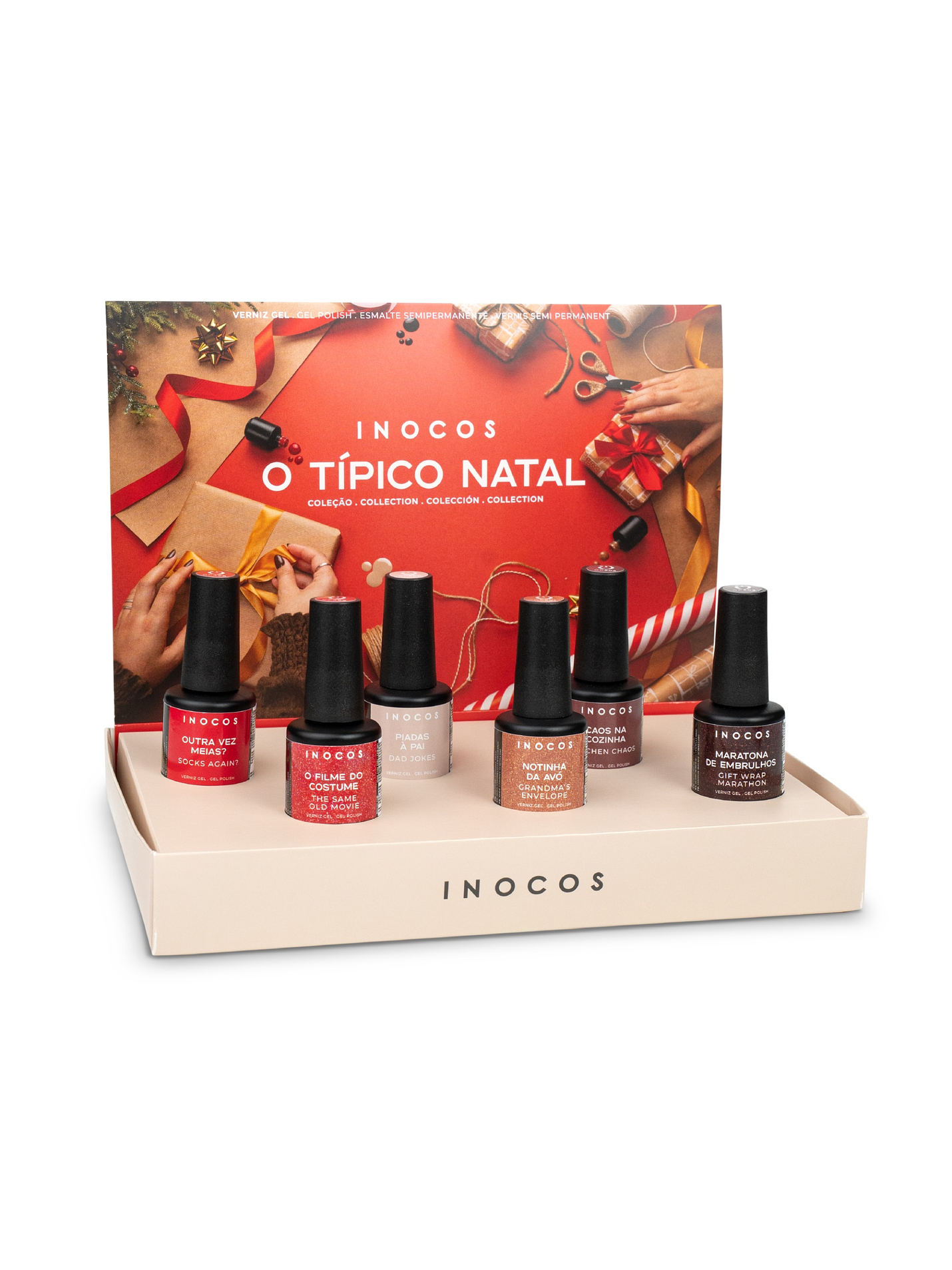 INOCOS - Coleção O Típico Natal - 6 cores v. gel 1