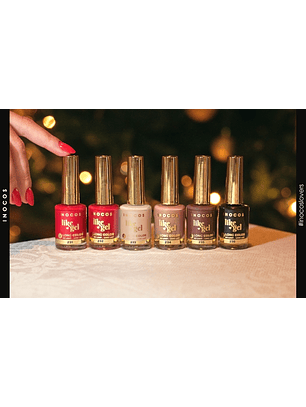 INOCOS - Coleção O Típico Natal - 6 cores Verniz Like Gel 
