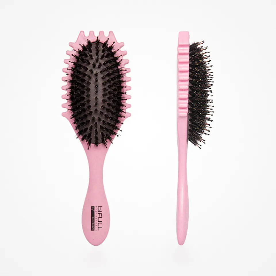 Escova HULA - Método Curly - ROSA 1