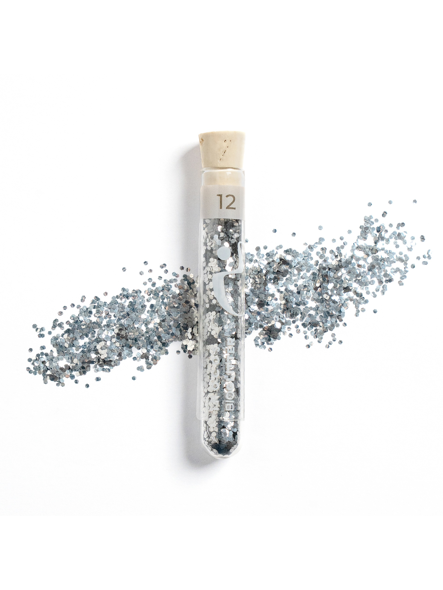 INOCOS - Bioglitter 12 Prata 1mm 2