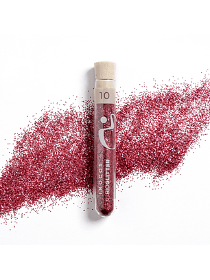 INOCOS - Bioglitter 10 Vermelho 0.4mm