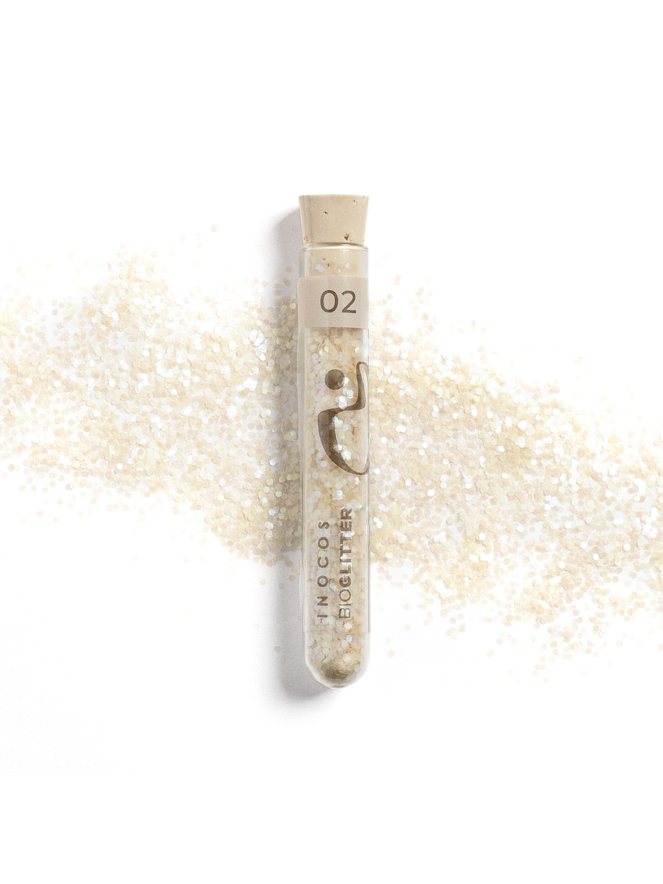 INOCOS - Bioglitter 02 Pérola com Reflexos 1mm 2