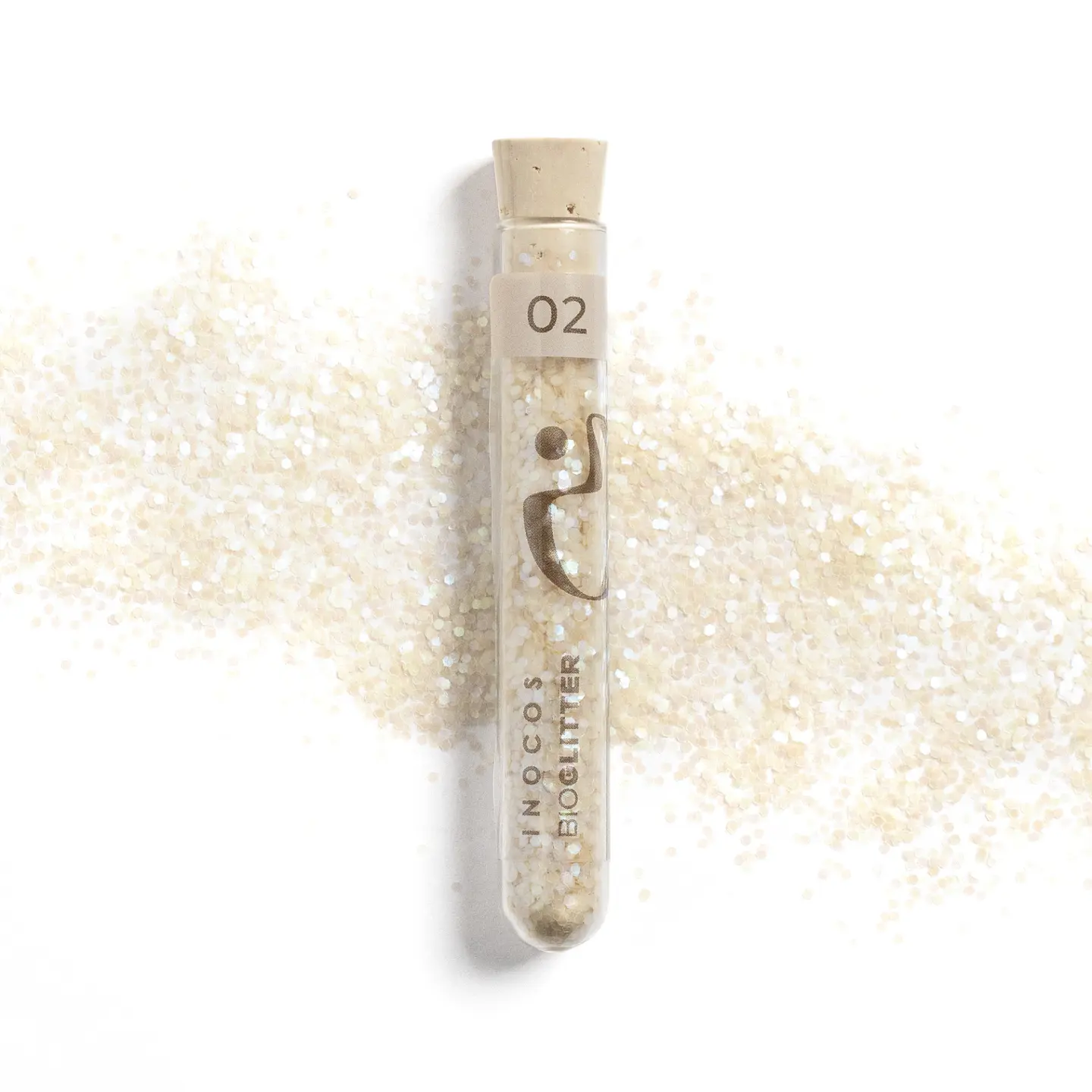 INOCOS - Bioglitter 02 Pérola com Reflexos 1mm 2