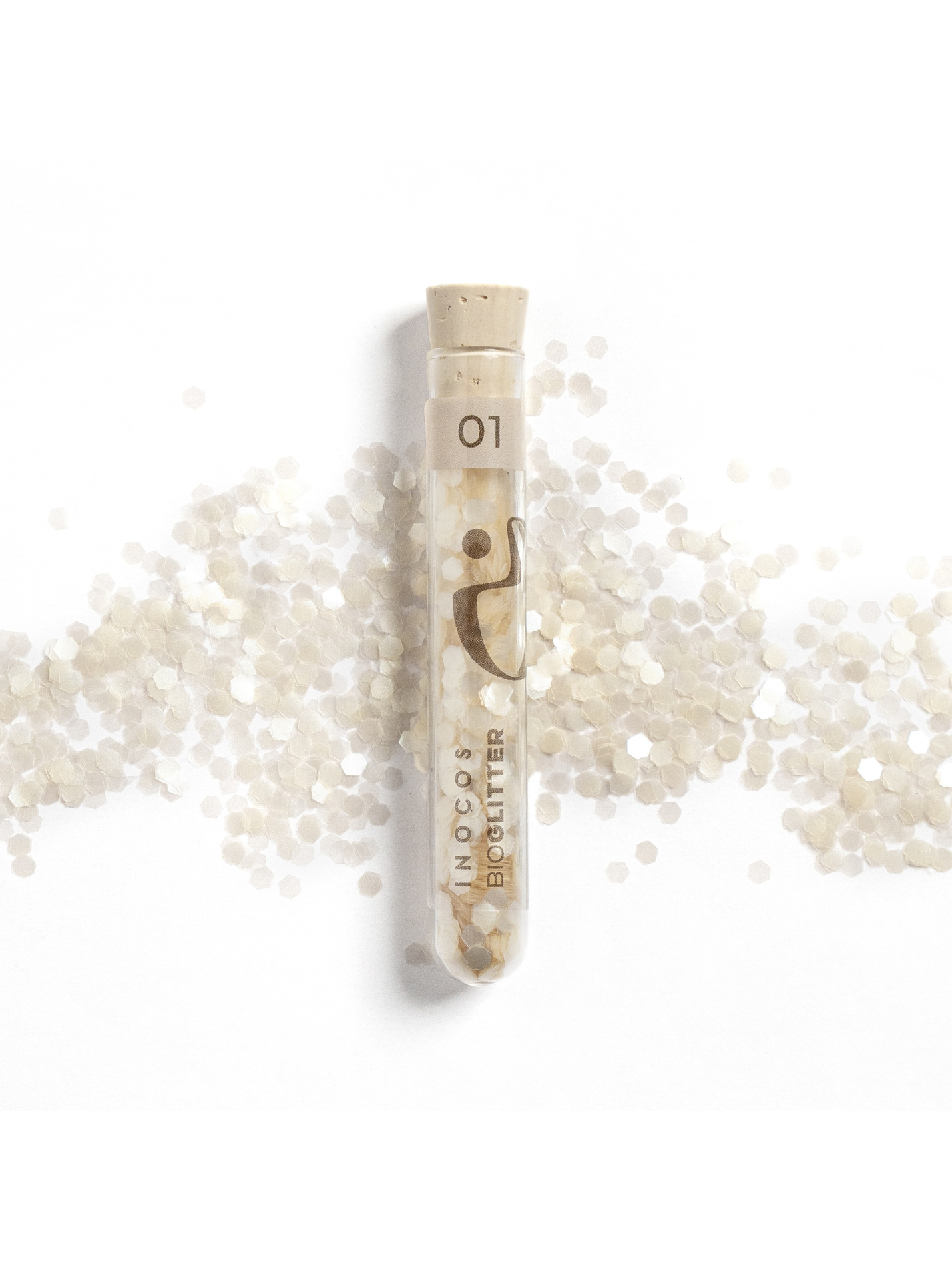 INOCOS - Bioglitter 01 Pérola 2.4mm 2