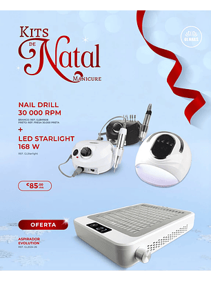 Kit Natal Profissional Manicure 