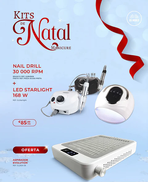 Kit Natal Profissional Manicure 