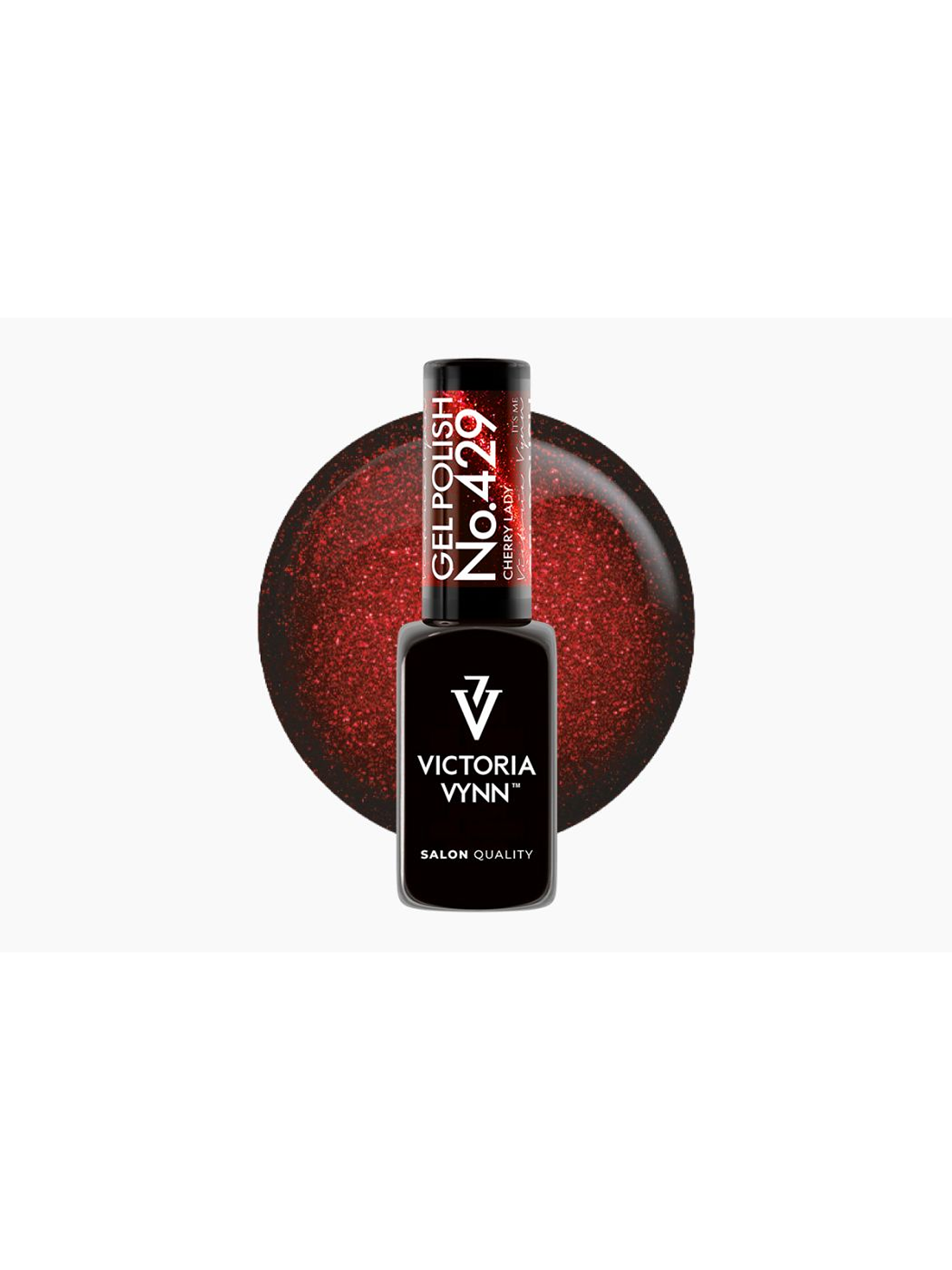 Victoria Vynn - Ge Polish 429 CHERRY LADY CAT EYE 1