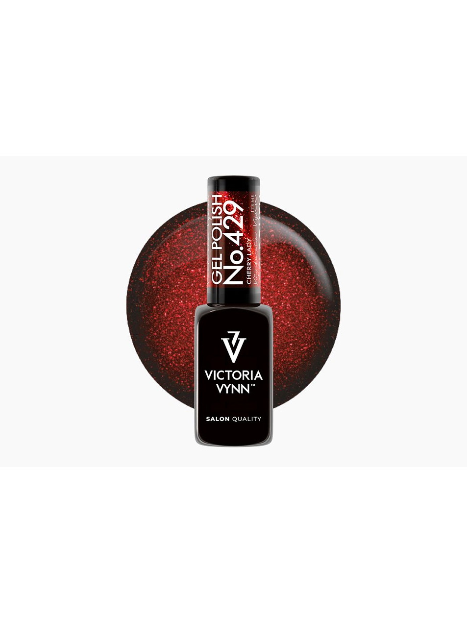 Victoria Vynn - Ge Polish 429 CHERRY LADY CAT EYE 1