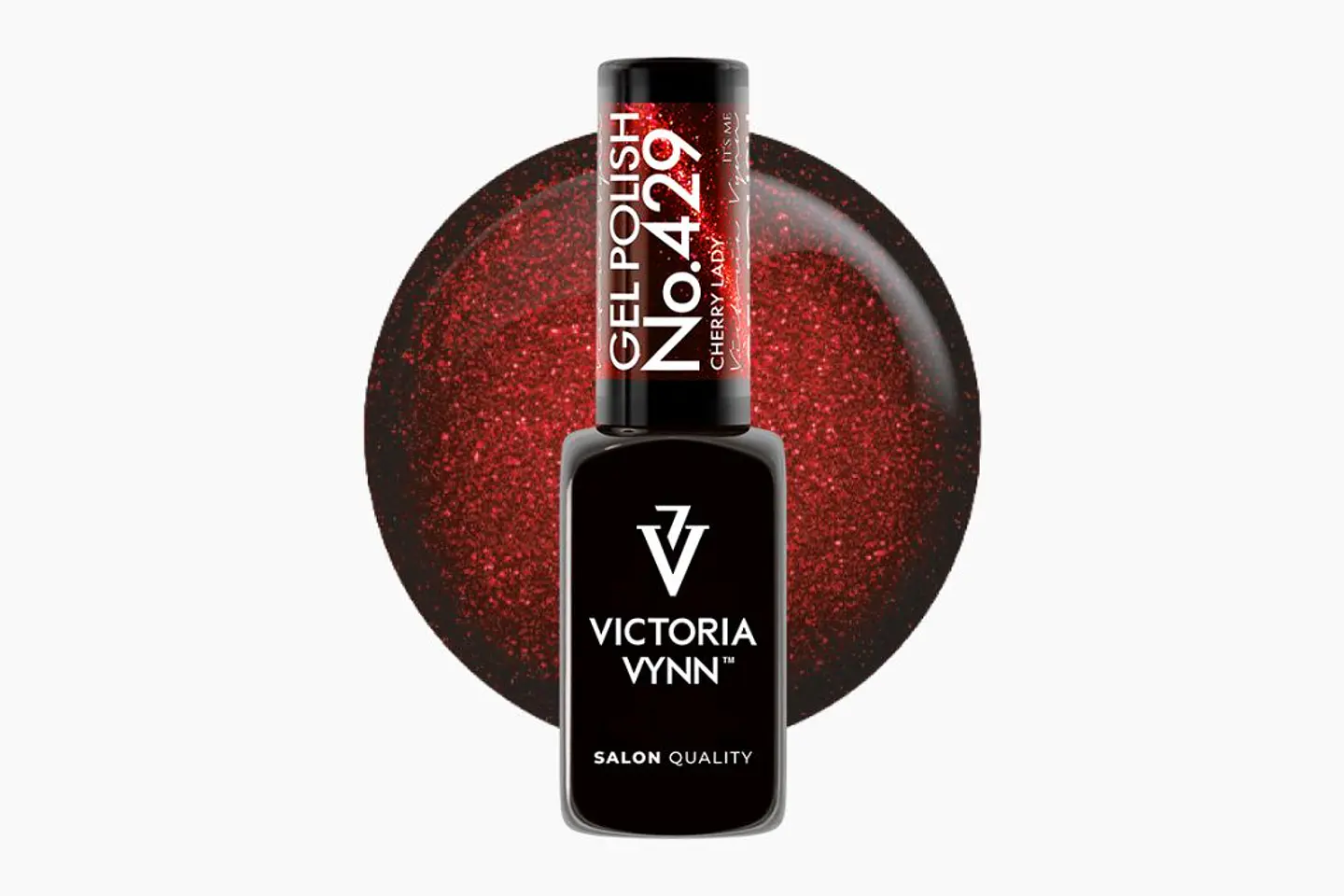 Victoria Vynn - Ge Polish 429 CHERRY LADY CAT EYE 1