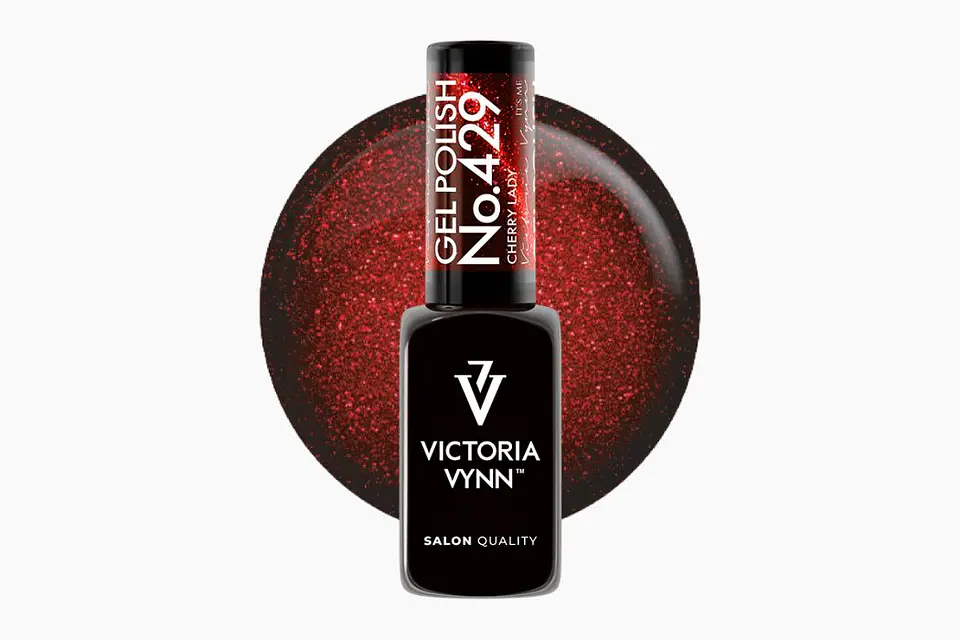 Victoria Vynn - Ge Polish 429 CHERRY LADY CAT EYE 1