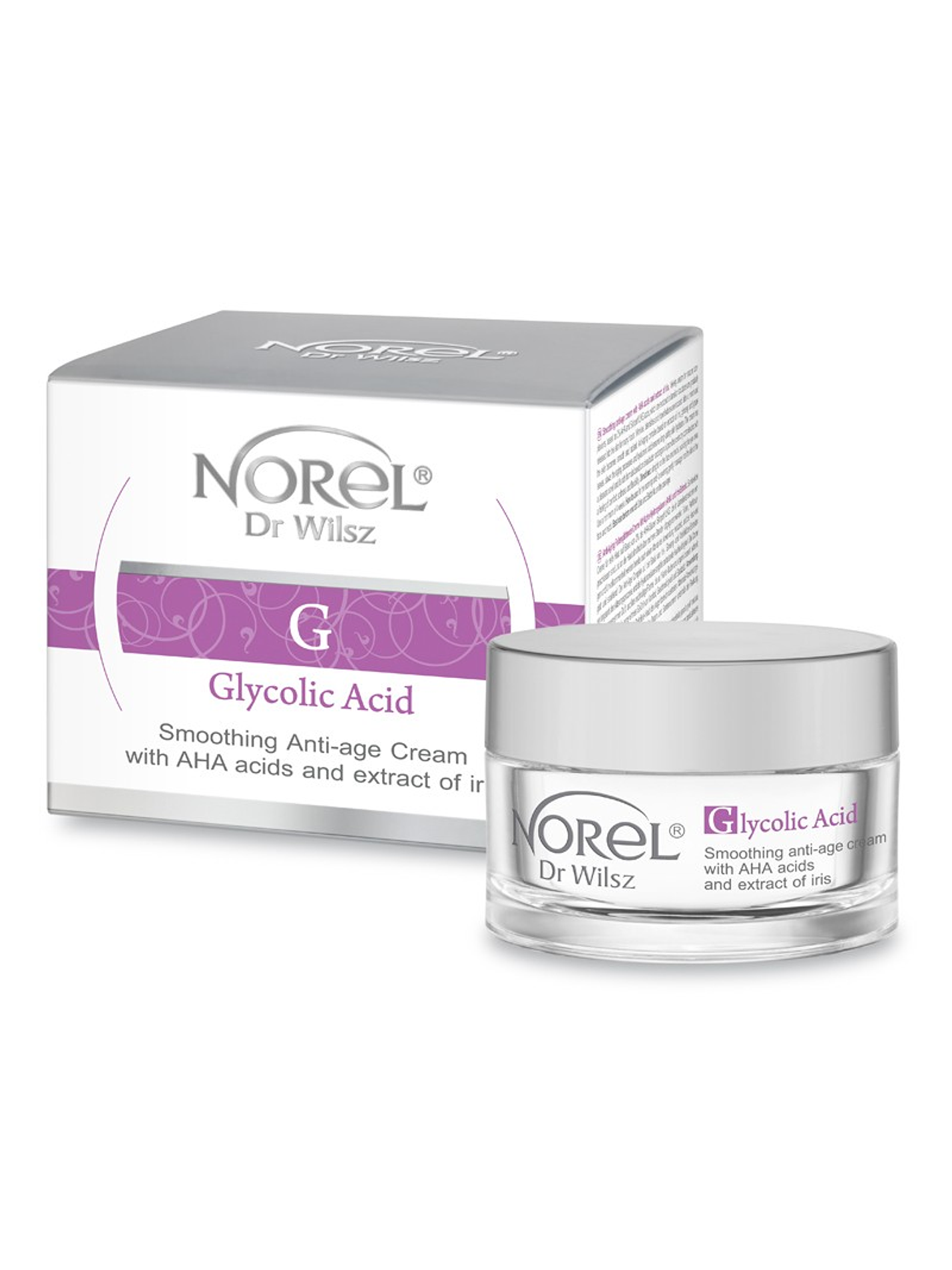 Norel - Glycolic Acid Smoothing Anti-Wrinkle Cream 50ml 1