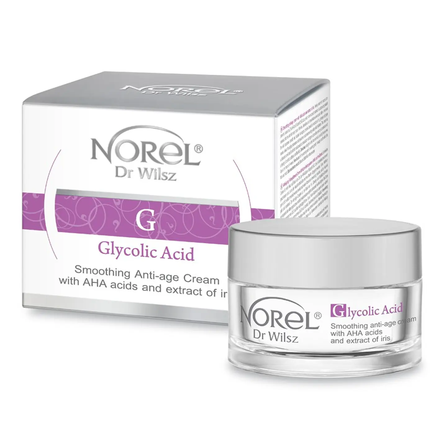 Norel - Glycolic Acid Smoothing Anti-Wrinkle Cream 50ml 1