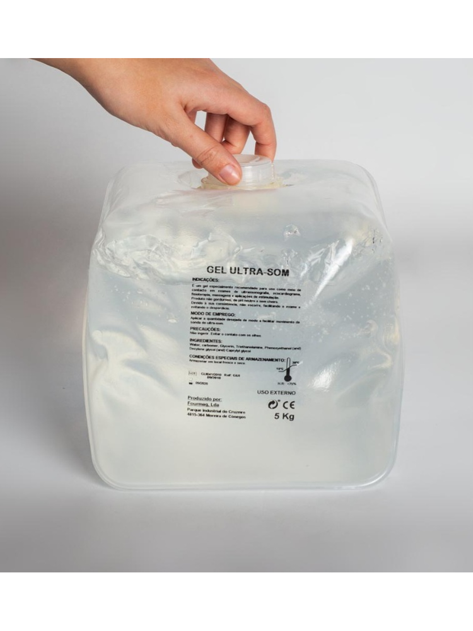 Gel Ultrasons Transparente 5L 1