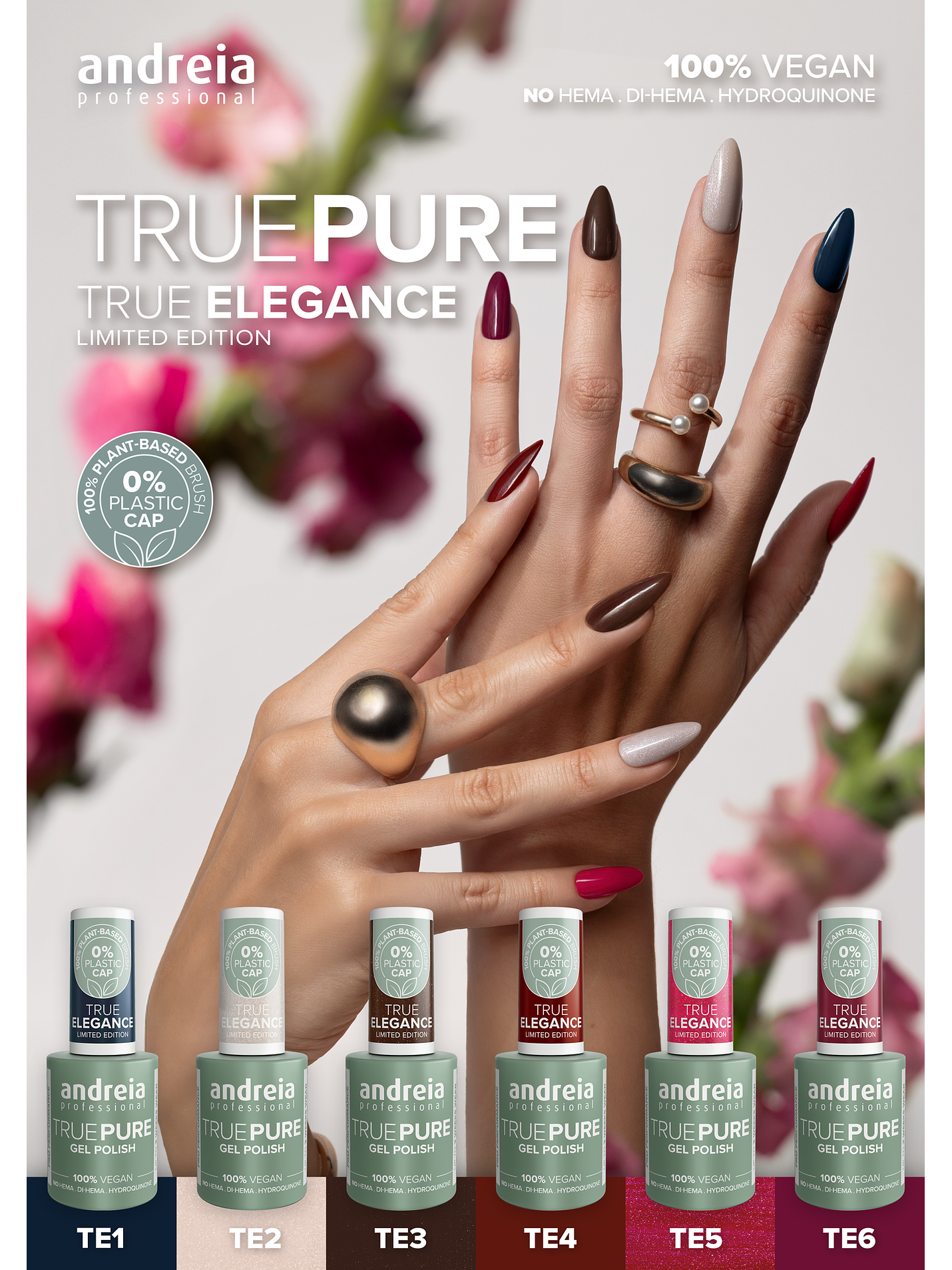 Andreia - Coleção True Pure - True Elegance 6 cores v.gel 1