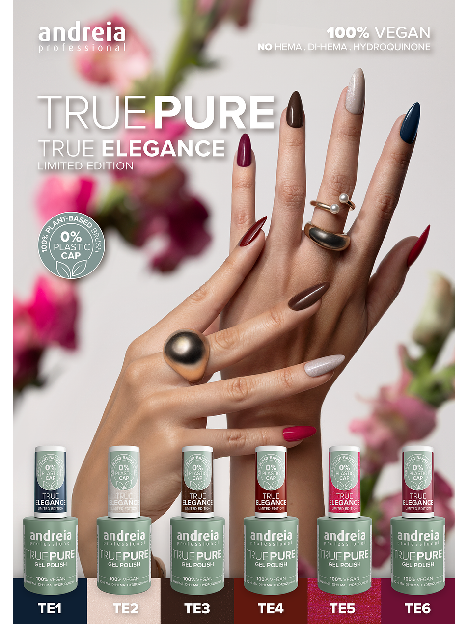 Andreia - Coleção True Pure - True Elegance 6 cores v.gel 1