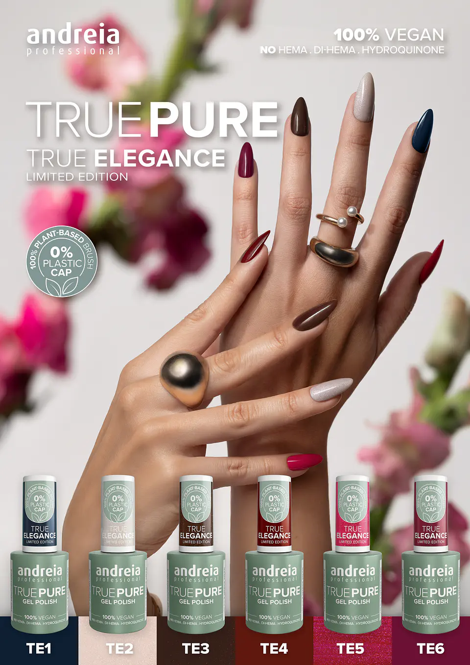 Andreia - Coleção True Pure - True Elegance 6 cores v.gel 1