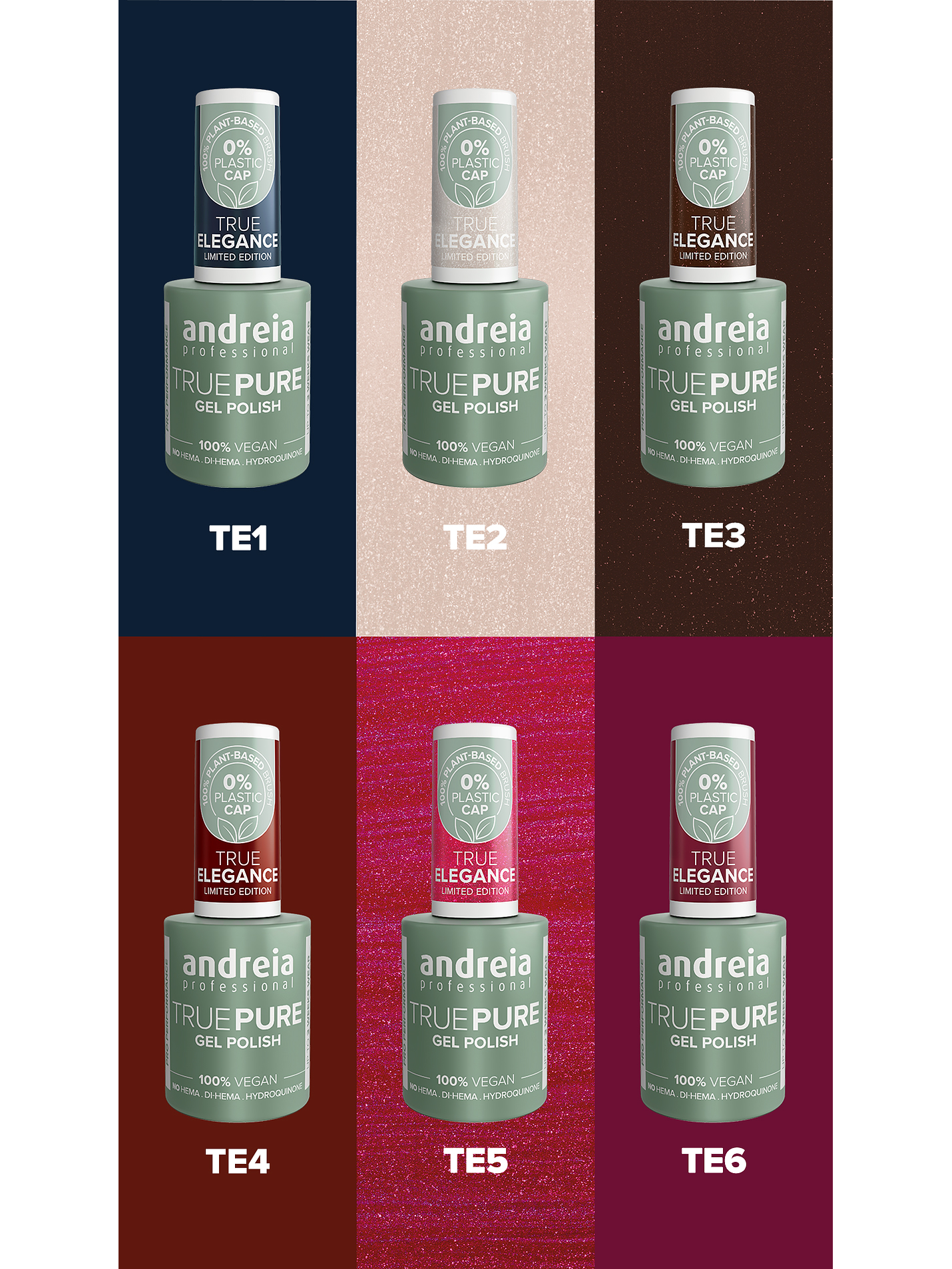 Andreia - Coleção True Pure - True Elegance 6 cores v.gel 2