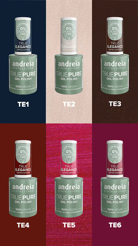 Andreia - Coleção True Pure - True Elegance 6 cores v.gel