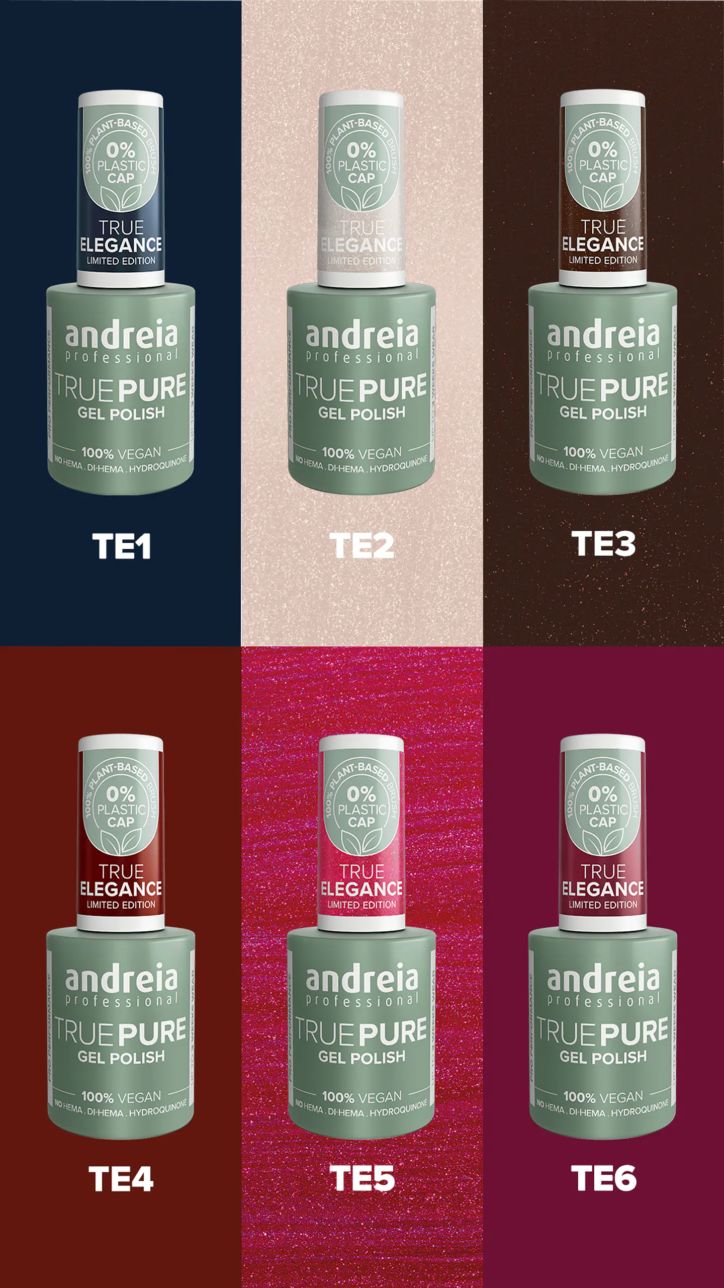 Andreia - Coleção True Pure - True Elegance 6 cores v.gel 2