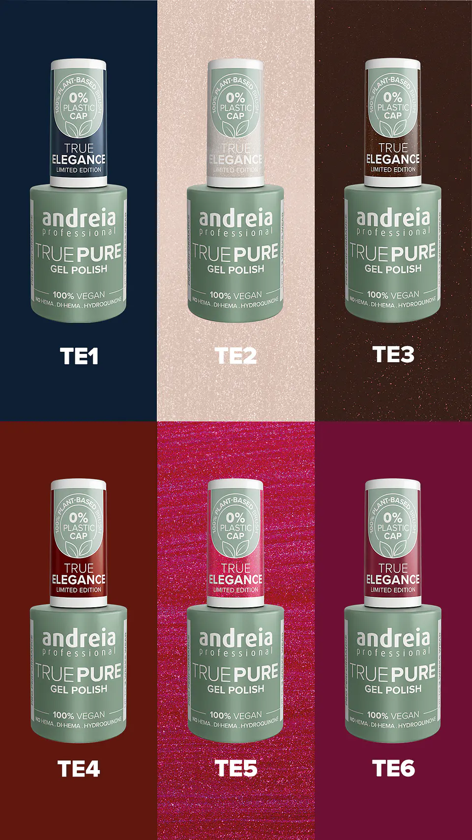 Andreia - Coleção True Pure - True Elegance 6 cores v.gel 2