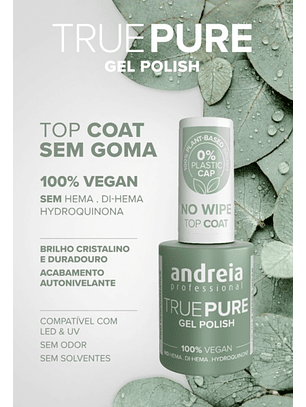 Andrieia True Pure Top Coat No Wipe