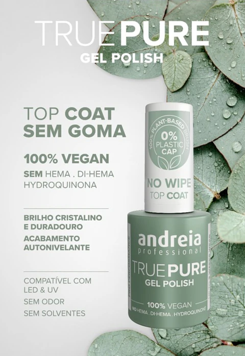 Andrieia True Pure Top Coat No Wipe