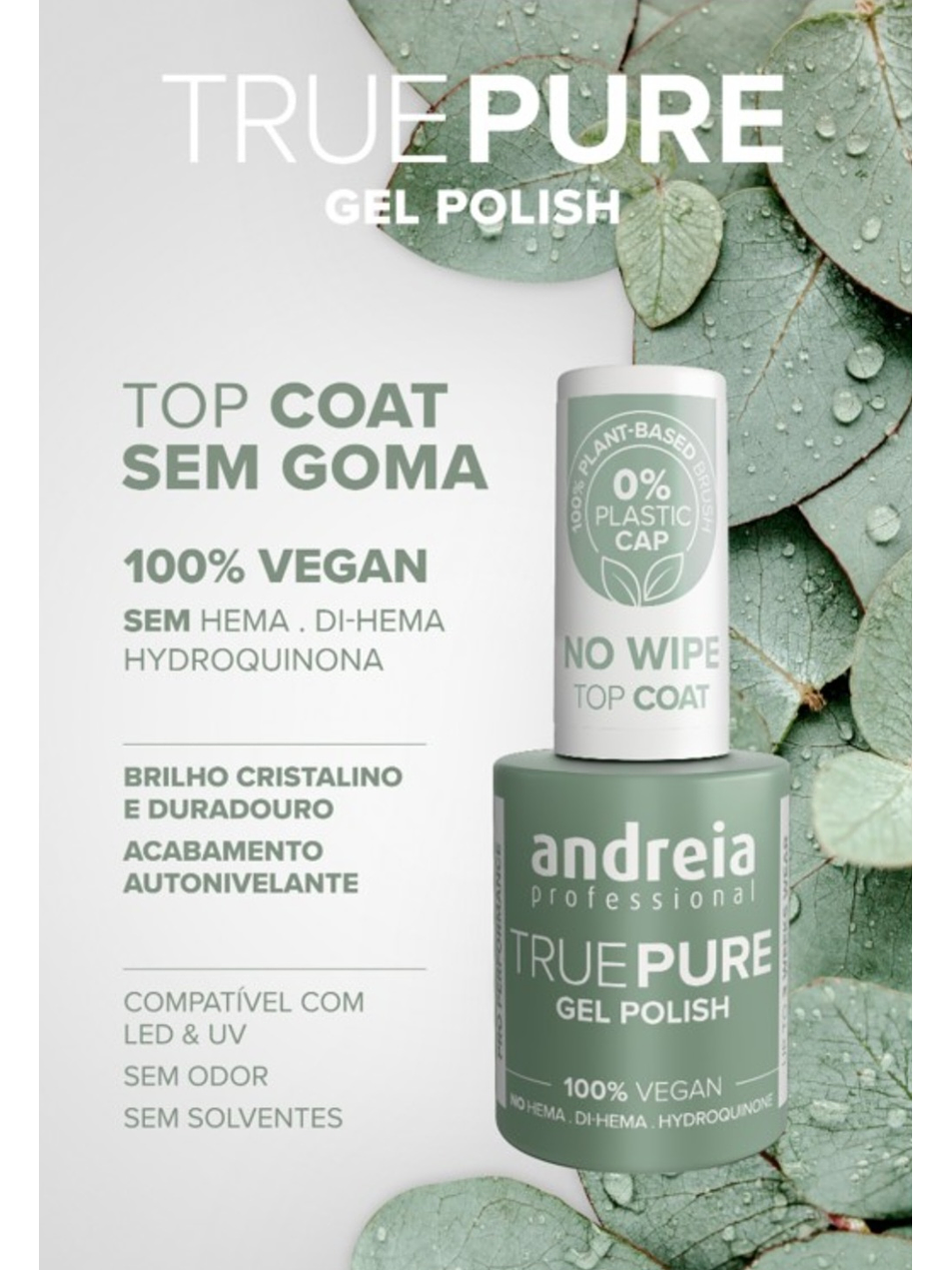 Andrieia True Pure Top Coat No Wipe 1
