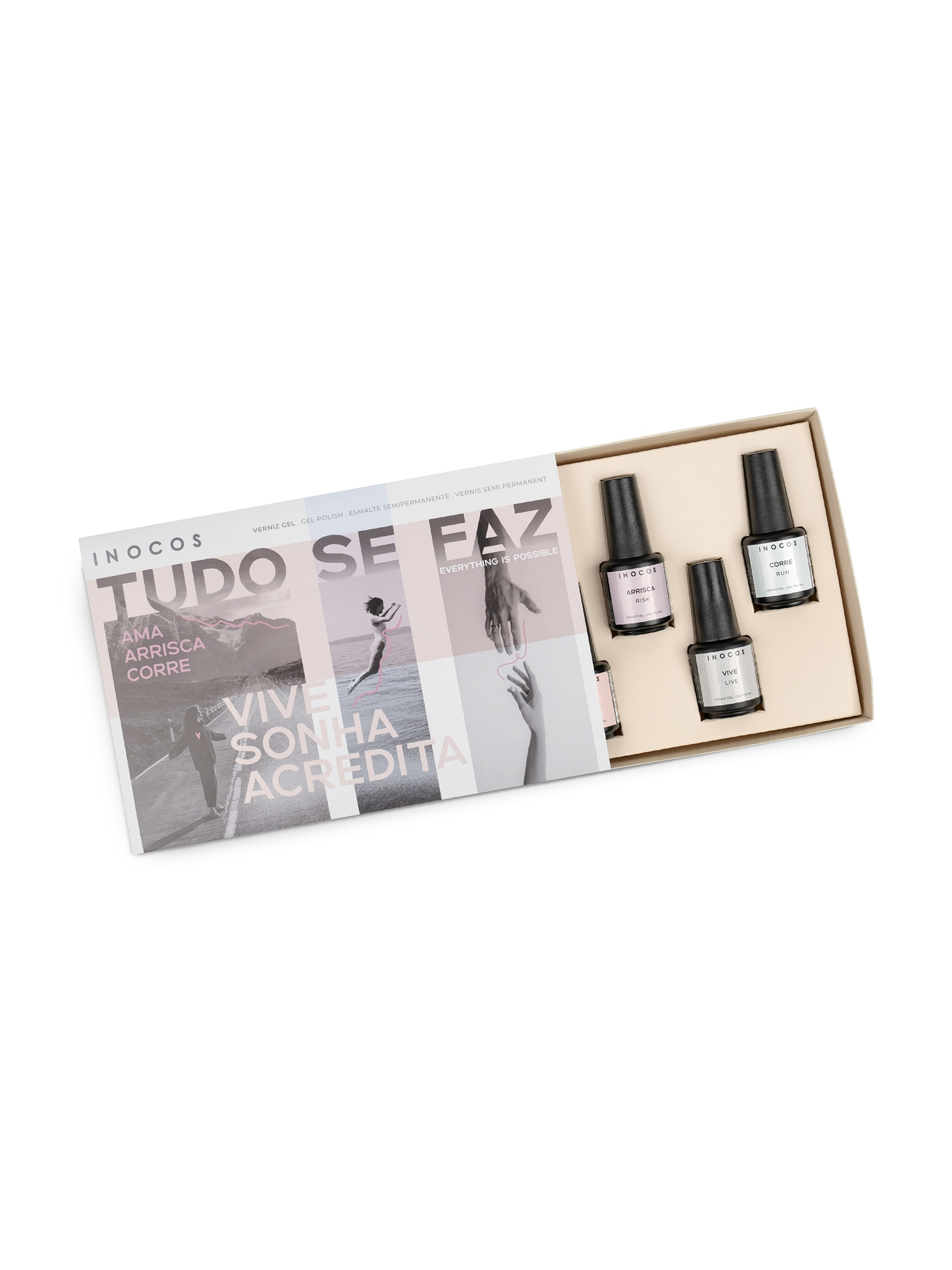 INOCOS - Coleção Tudo se Faz - 6 cores de Verniz Gel 2