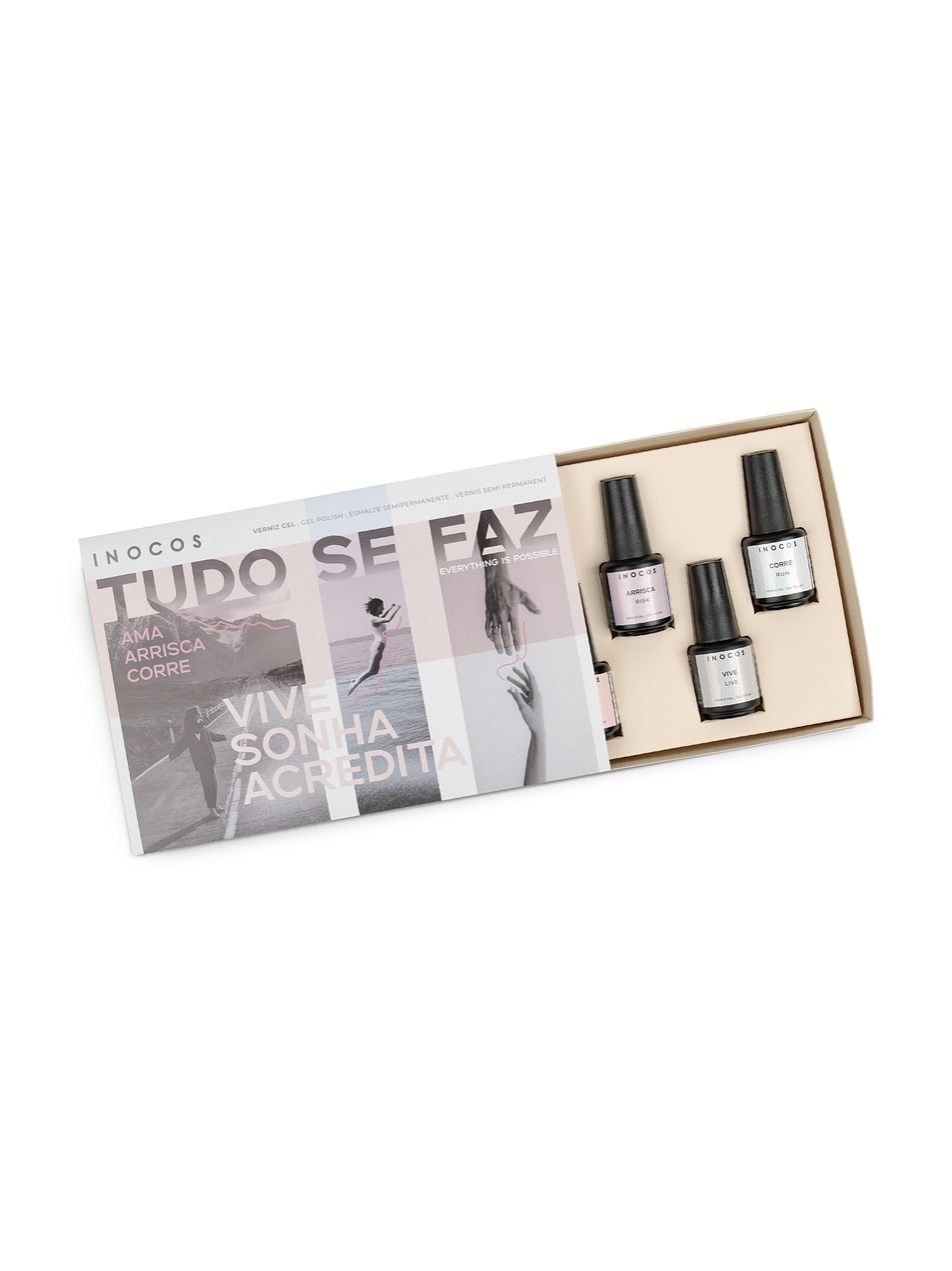 INOCOS - Coleção Tudo se Faz - 6 cores de Verniz Gel 2