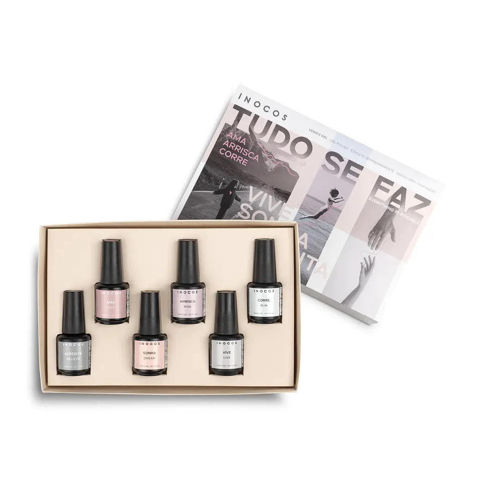 INOCOS - Coleção Tudo se Faz - 6 cores de Verniz Gel 3