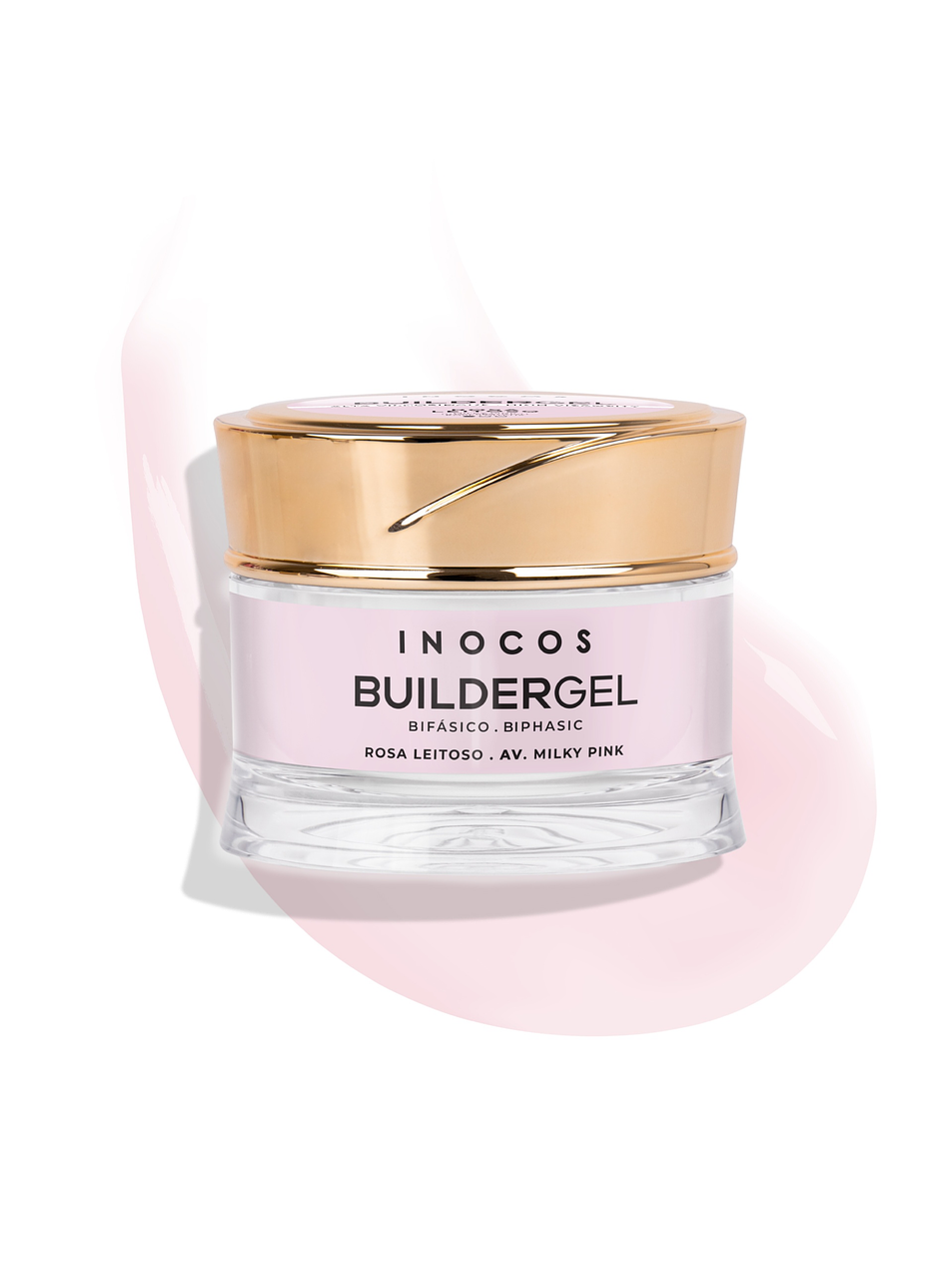 INOCOS - Builder Gel Rosa Leitoso 50gr 1