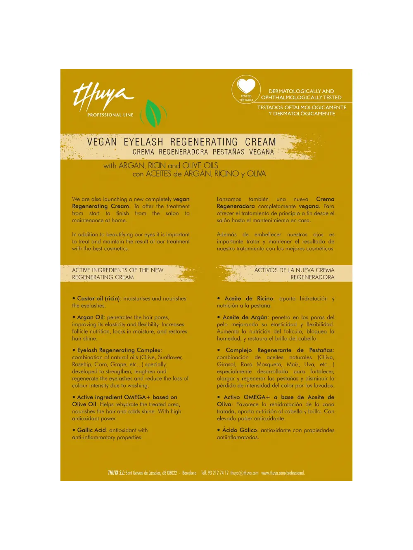 Thuya Creme Regenerador de Pestanas 2