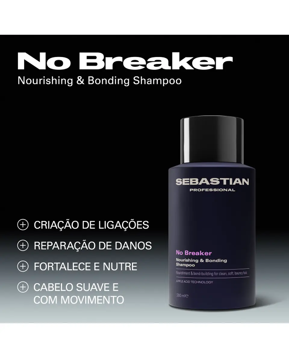 SEBASTIAN - No Breaker Shampoo 280ml 2