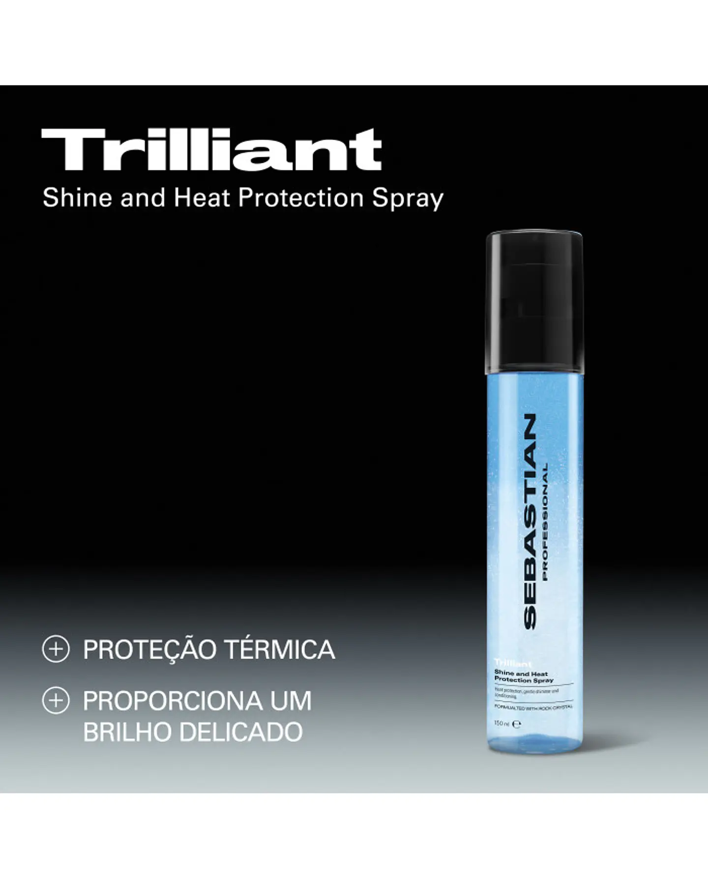 SEBASTIAN - Trilliant Spray Brilho e Proteção Térmica 150ml  2