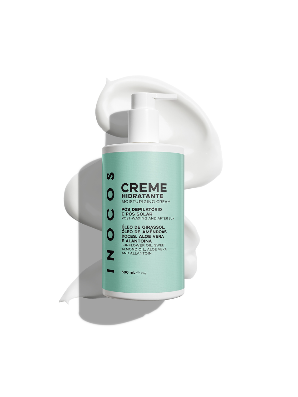 INOCOS - Creme Hidratante Pós Depilatório e Pós Solar 500ml 1