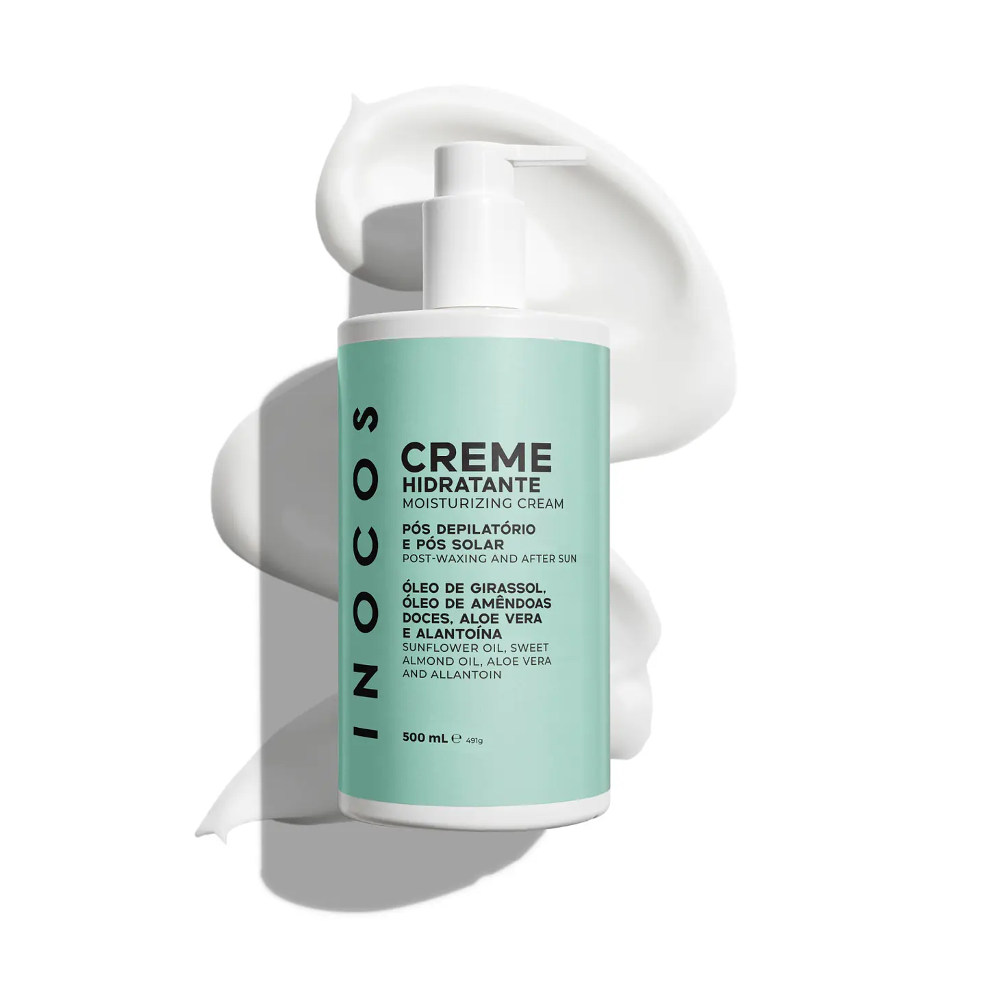 INOCOS - Creme Hidratante Pós Depilatório e Pós Solar 500ml 1
