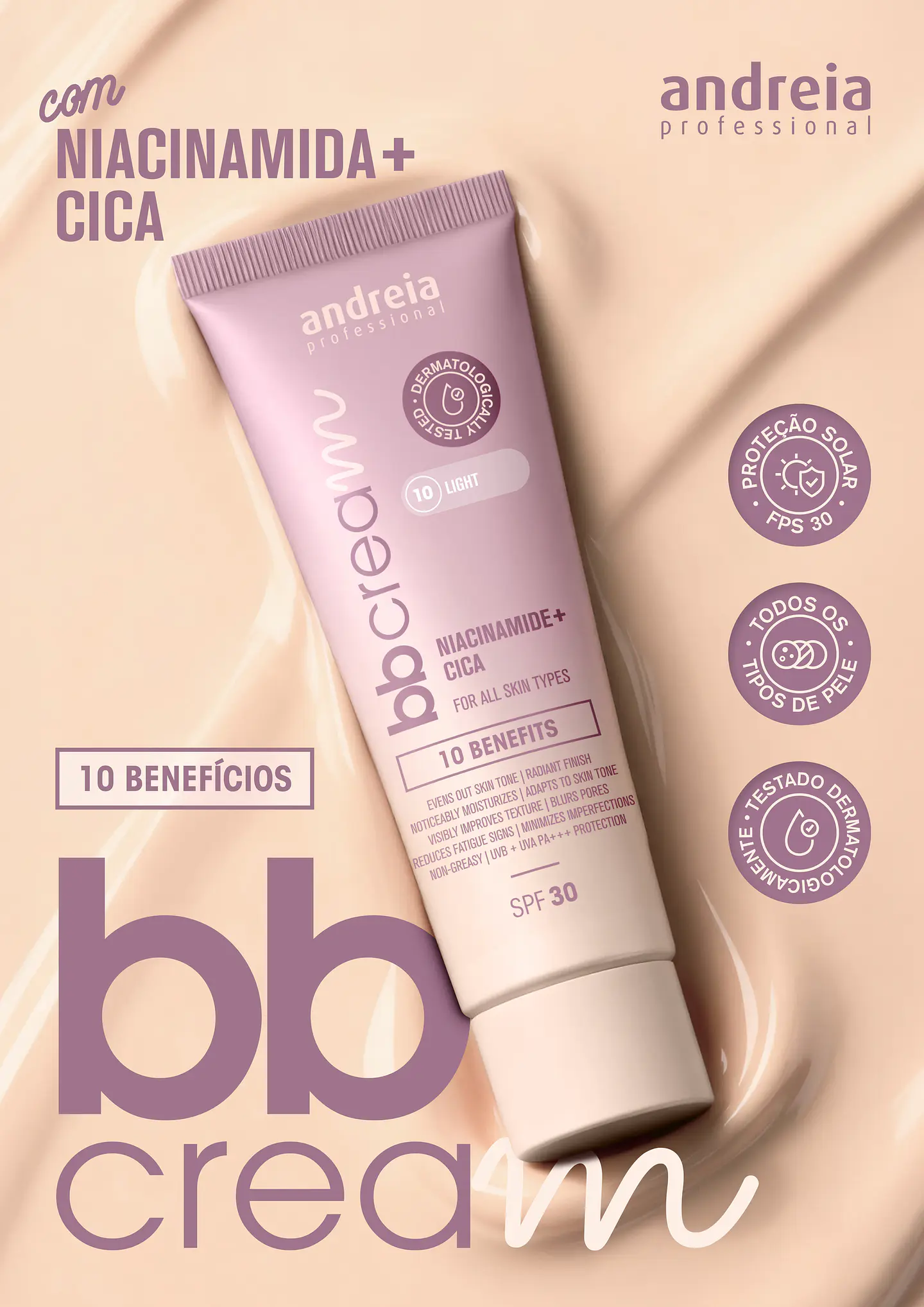 Andreia - BB Cream 10 Light 50ml 4