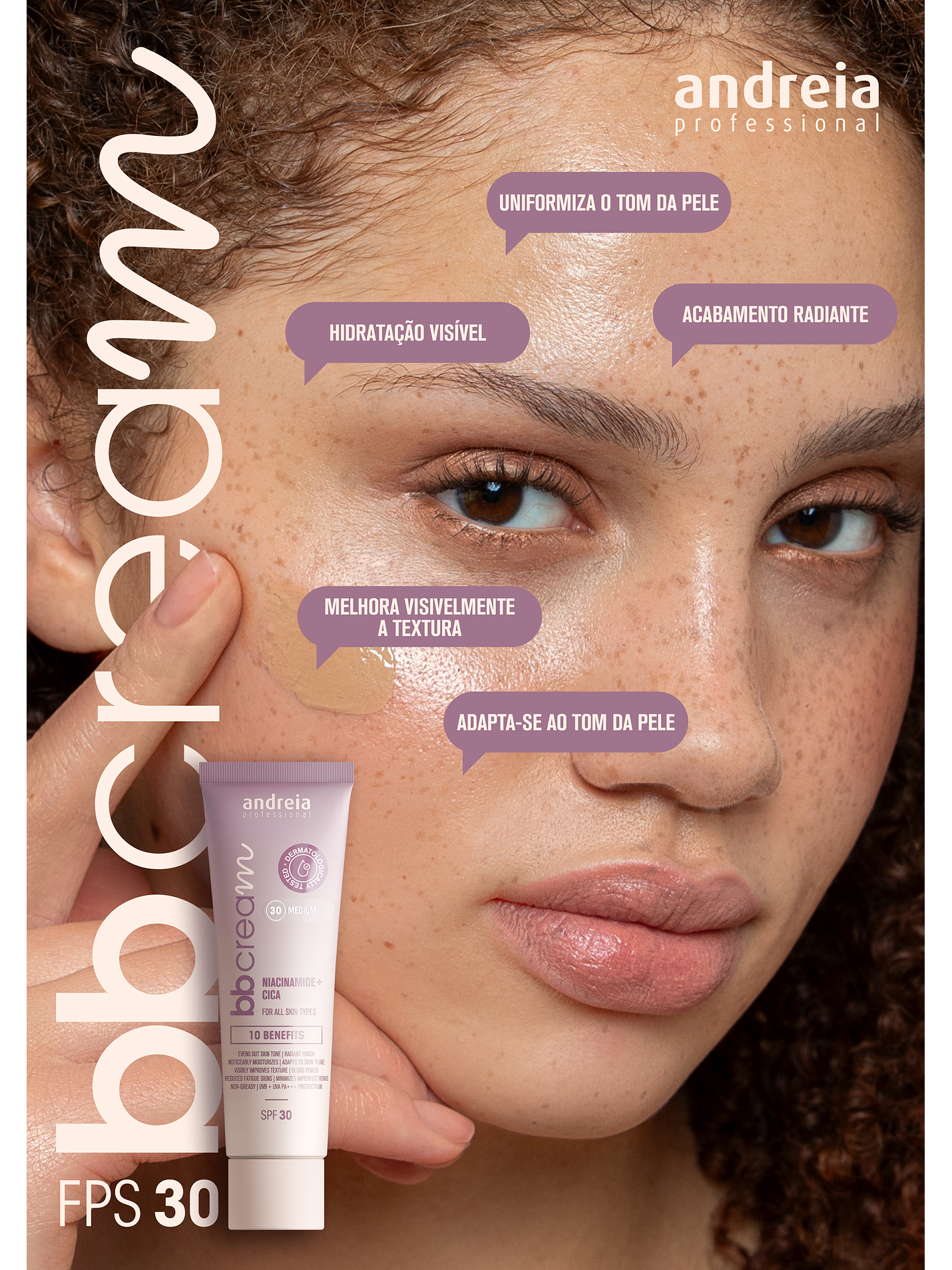 Andreia - BB Cream 40 Medium Dark 50ml 5