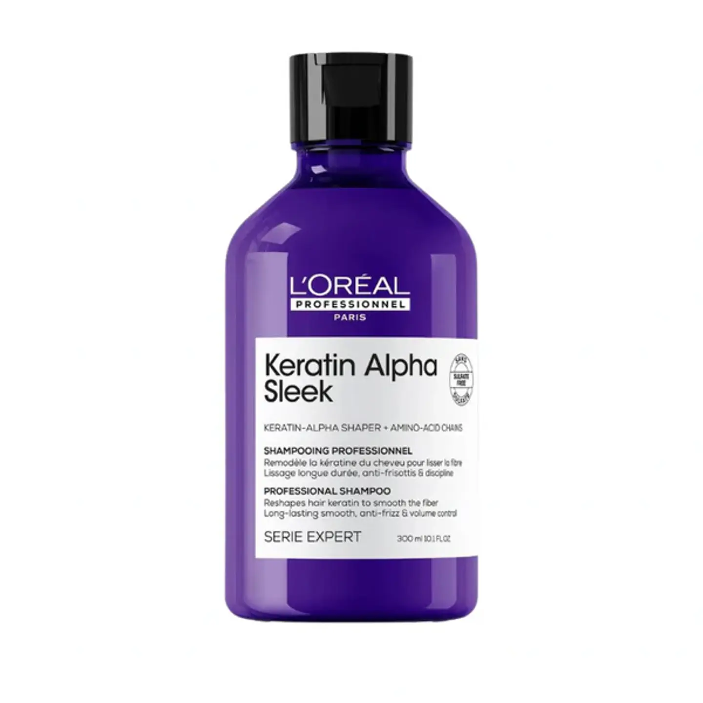 L'Oréal Keratin Alpha Sleek Shampoo 300ml 1