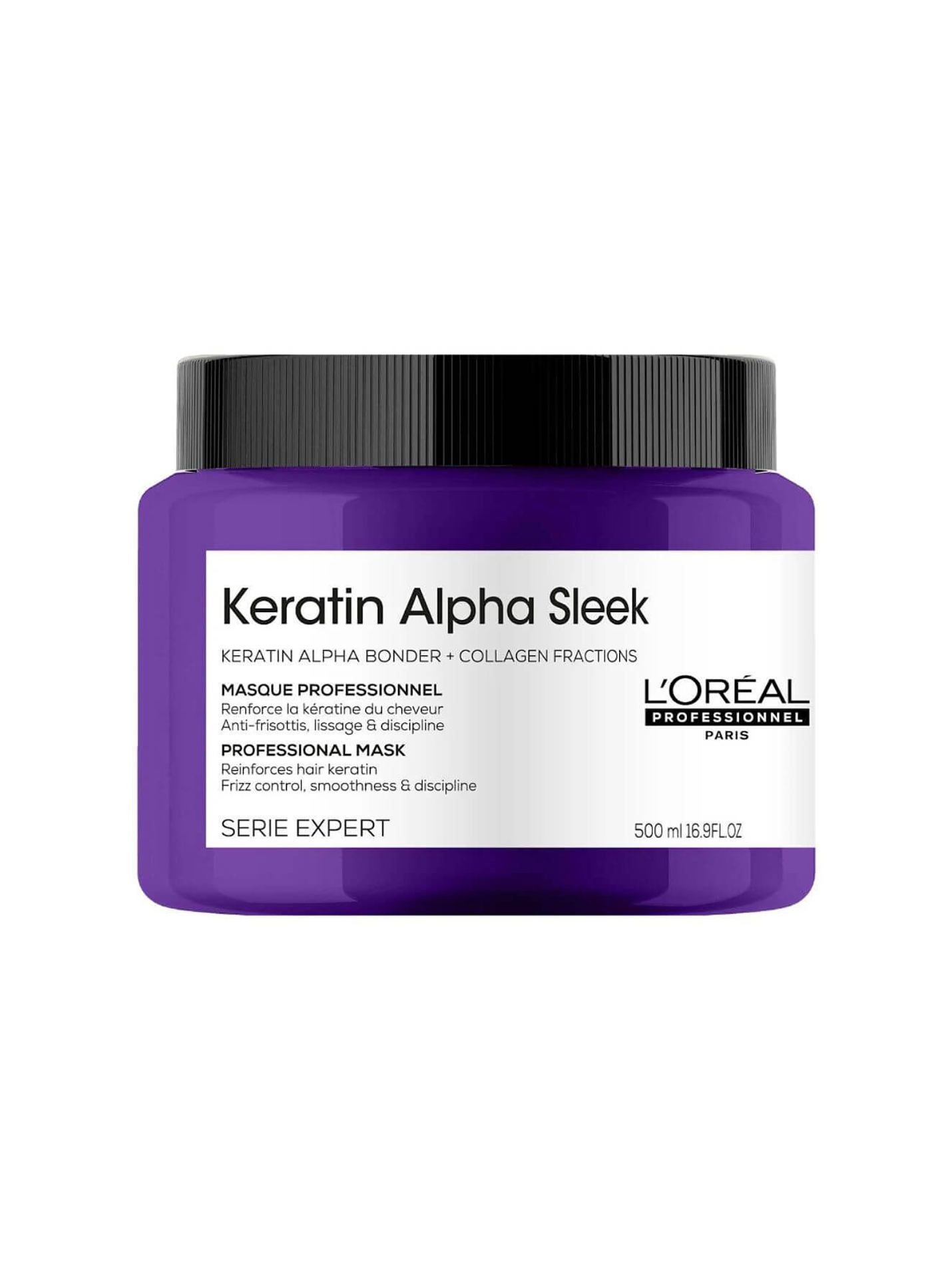 L'Oréal Keratin Alpha Sleek Máscara 500ml 1