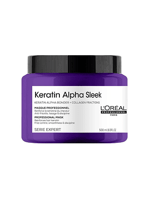 L'Oréal Keratin Alpha Sleek Máscara 500ml